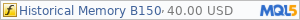 Buy Historical Memory B150 customer indicator in the store selling algo trading systems