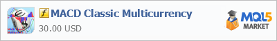 Купить индикатор MACD Classic Multicurrency в магазине систем алготрейдинга