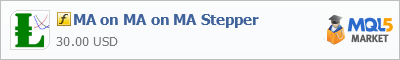 Купить индикатор MA on MA on MA Stepper в магазине систем алготрейдинга