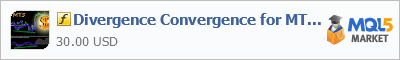Купить индикатор Divergence Convergence for MT5 indicators в магазине систем алготрейдинга
