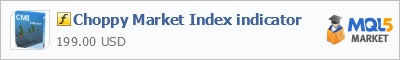 Купить индикатор Choppy Market Index indicator в магазине систем алготрейдинга