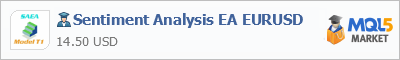 Купить эксперта Sentiment Analysis EA EURUSD в магазине систем алготрейдинга