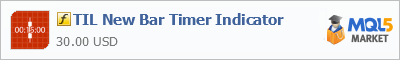 Купить индикатор TIL New Bar Timer Indicator в магазине систем алготрейдинга