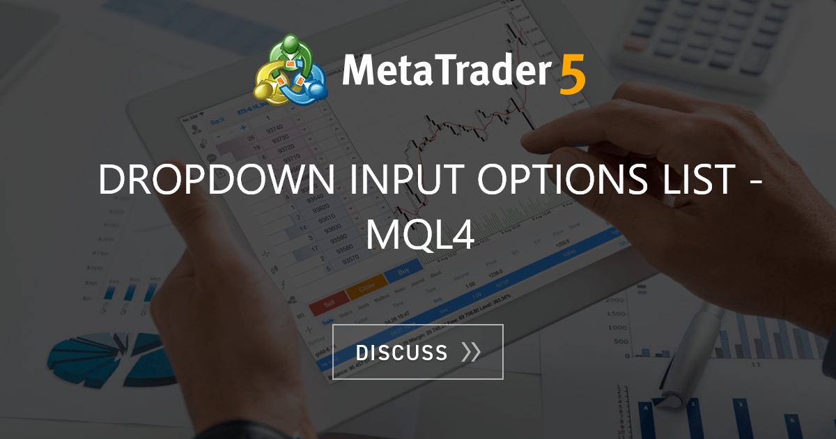 Mql5 input dropdown