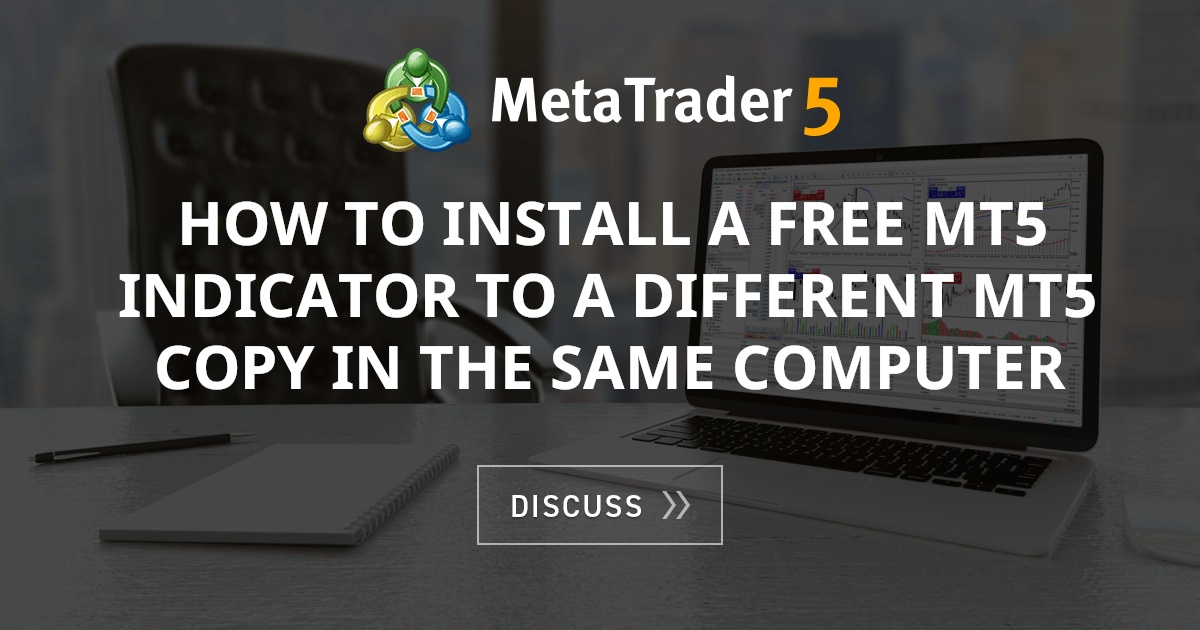 How to install a free mt5 indicator to a different mt5 copy in the same