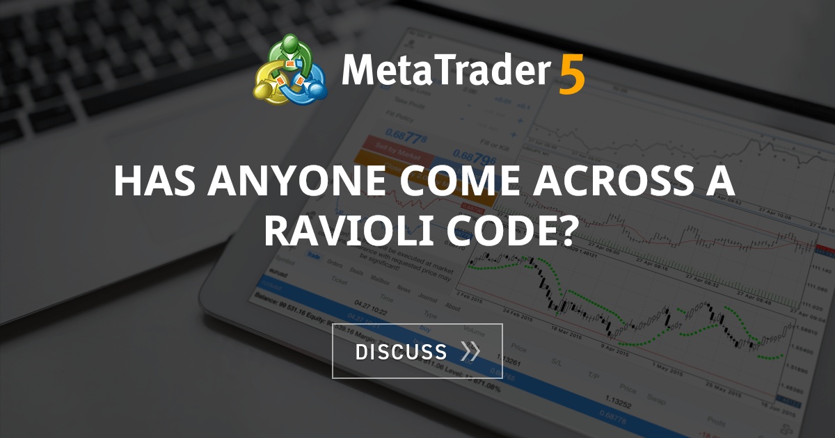 Has anyone come across a ravioli code? - Intra Day Trading Strategies ...