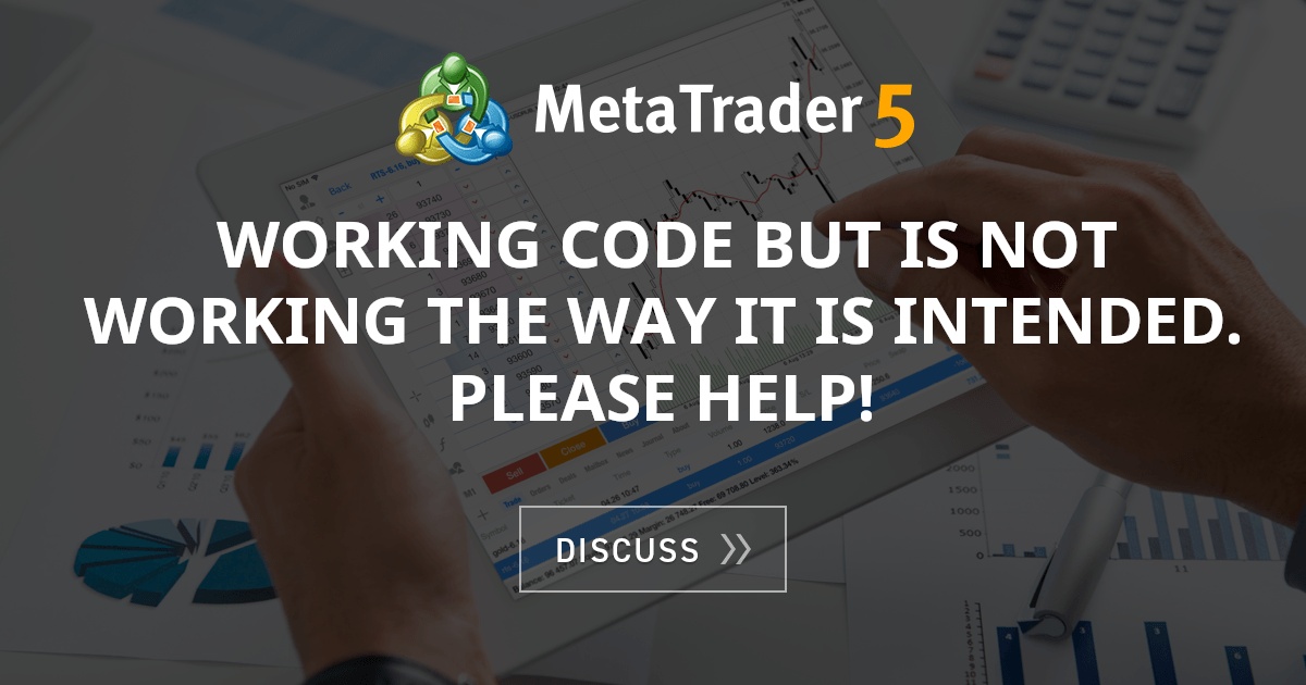 Working Code but is not working the way it is intended. Please help ...