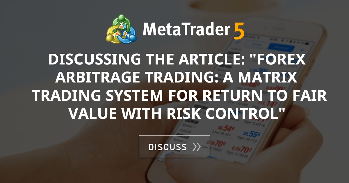 Discussing the article: 