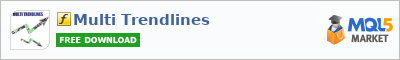 Buy Multi Trendlines customer indicator in the store selling algo trading systems