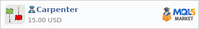 Buy Carpenter Expert Advisor in the store selling algo trading systems