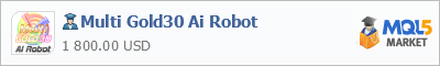 Buy Multi Gold30 Ai Robot Expert Advisor in the store selling algo trading systems