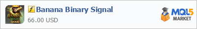 Buy Banana Binary Signal customer indicator in the store selling algo trading systems