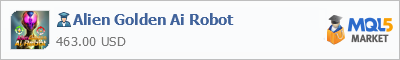 Buy Alien Golden Ai Robot Expert Advisor in the store selling algo trading systems