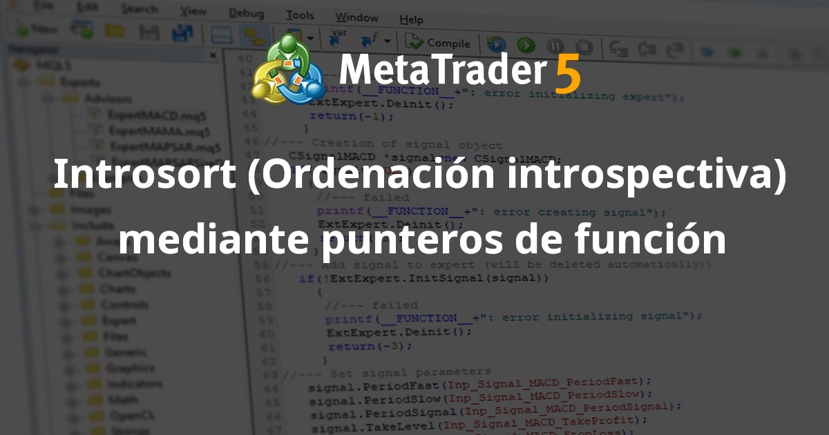Descargar gratis la librería 'Introsort (Ordenación introspectiva ...
